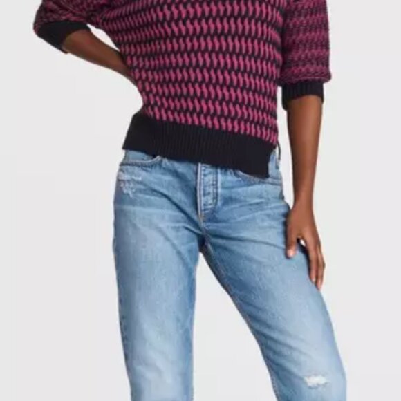 Rag & Bone Mid-Rise Rosa Peony 'Boyfriend' Jeans- Women's Size 31- New with Tags - Picture 10 of 10